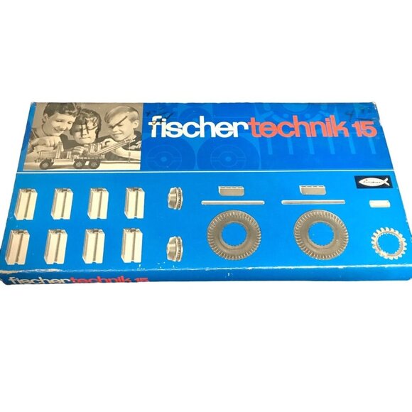 FischerTechnik 15 Construction Set Stem Learning Germany 1960 Complete - Picture 2 of 4